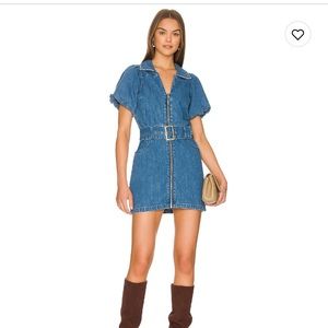 Show me your Mumu denim dress (worn once) size XS